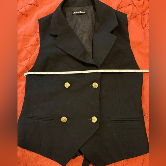 Made in Romania wool black vest. - Picture 12 of 12